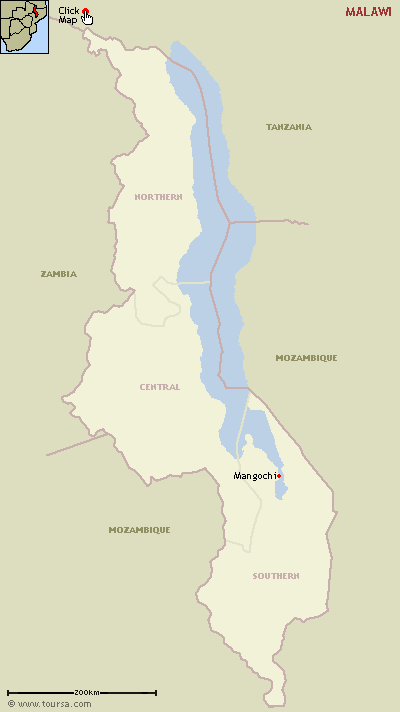 Map of Malawi